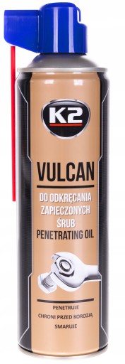 K2 ODSTRAŇOVANIE HRDZE SO SPREJOM MOS2 /0,5L/VULCAN W115
