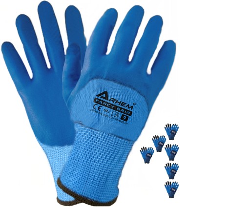 Ochranné pracovné rukavice Strong Foam Latexové rukavice Strong Arhem veľkosť 7