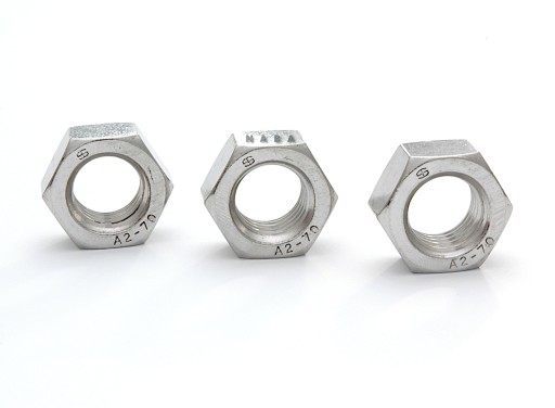 DIN 934 A2 M10 OBYČAJNÁ NEREZOVÁ MATICA Šesťhranná sada INOX (10)
