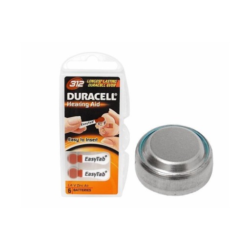 DA312 DURACELL 1,45V batéria do načúvacích prístrojov