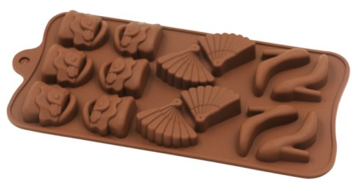 Silikónová forma na čokolády, vysoké podpätky, topánky, dekorácie