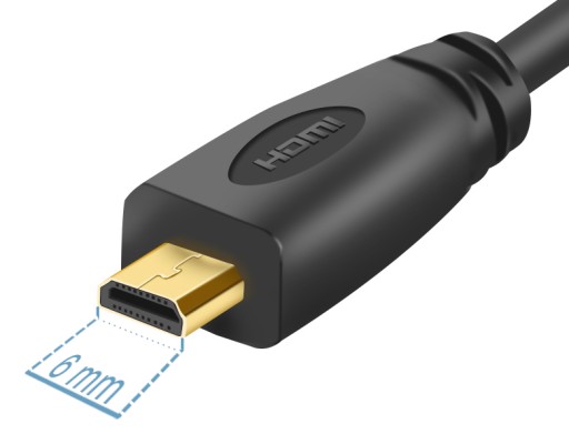 HDMI kábel - MICRO HDMI GOLD 4K 1.4 FULL HD 1.5M