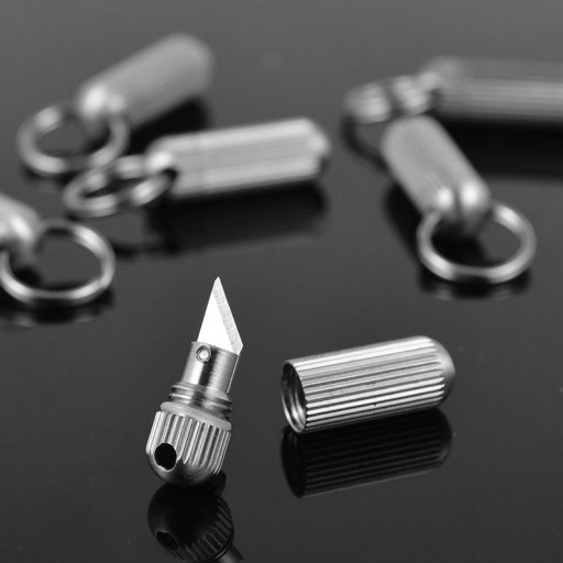 NÔŽ NA KĽÚČENKU STRIEBORNÁ SCALPEL ČEPEĽ