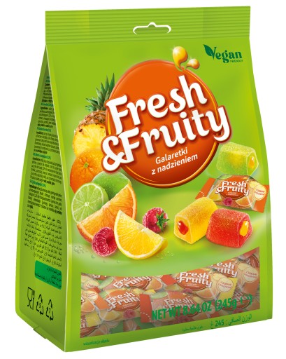 Čerstvé ovocné želé so šťavou Wawel 245g