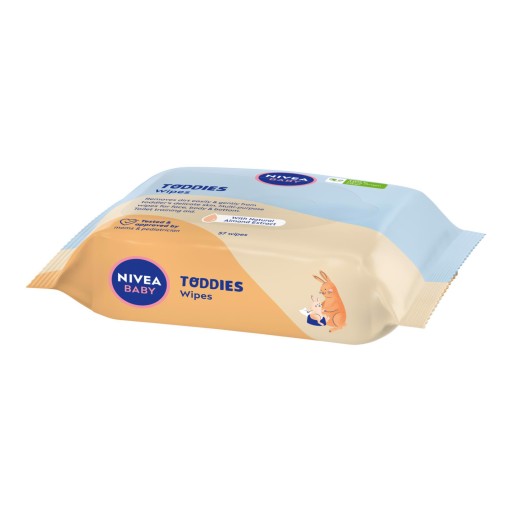 NIVEA DETSKÉ VLHČENÉ UBROUSKY PRE DETI 57 KS. TODDIES
