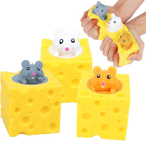 MOCHI SQUISHY GNIOTEK ANTISTRESS MYŠI SYR ANTISTRESS ANTISTRESS HRAČKA
