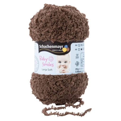 25g Baby Smiles Lenja Jemná priadza, hnedá 11