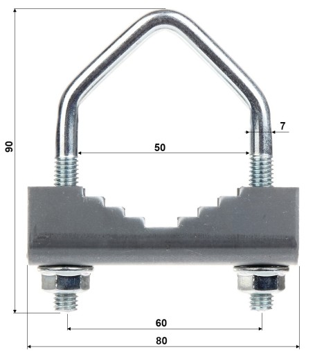 CLAMP CLAMP pre montáž antény na TIMBER stožiar