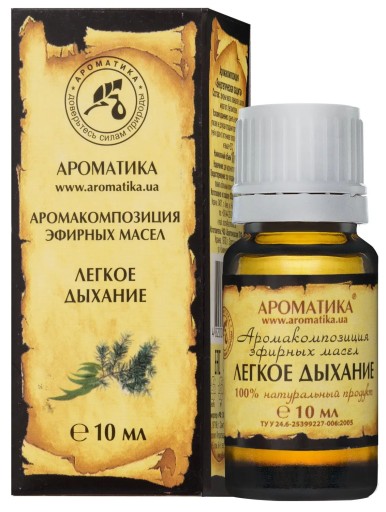 ĽAHKÉ DÝCHANIE esenciálny olej 10ml AROMATIKA