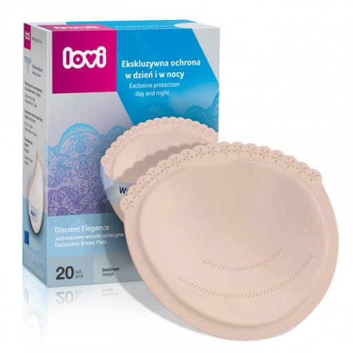 LOVI DISCREET ELEGANCE prsné vložky 20 ks.