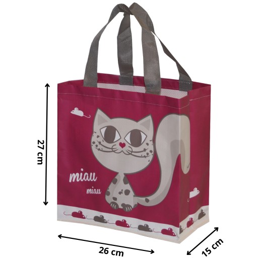 NÁKUPNÁ TAŠKA MINI Kit Kat tašky MODRÁ 26x15x27
