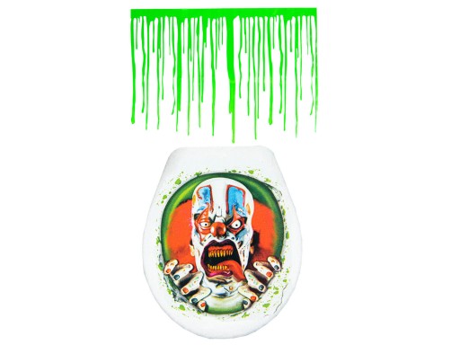 Halloweenska nálepka na WC sedadlo
