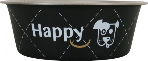 ZOLUX Inox miska HAPPY 0,4 l, čierna