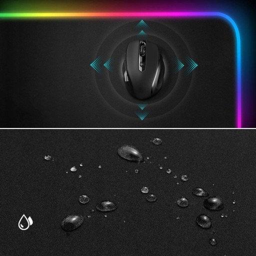 OSVETLENIE LED PODLOŽKA POD MYŠ 350 x 250 mm