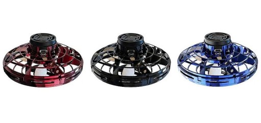 LIETAJÚCI DISK UFO MINI DRÓN GUĽA SVIETIACA GUĽA LED FLYNOVA SPINNER RINGO