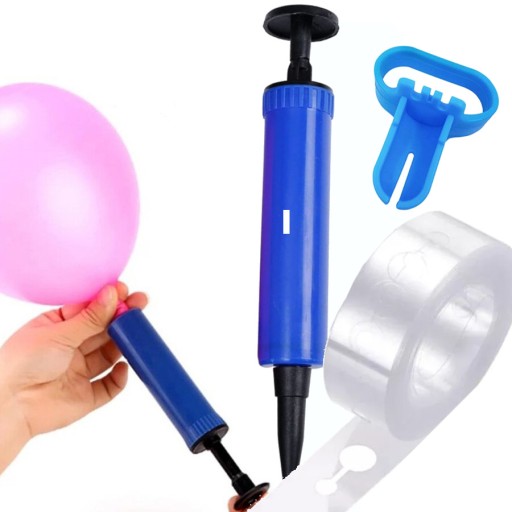 GIRLAND BALÓN SET PUMPA NA NAFUKOVANIE + PÁSKA + VIAZANIE