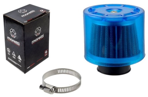 Kužeľový vzduchový filter 34 mm uzavretý modrý ATV Cross 50 110 125 35 mm