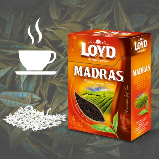 LOYD Madras čierny listový čaj 100 g