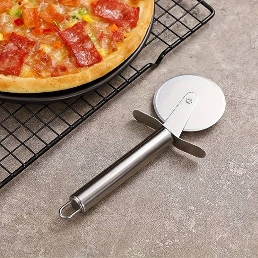 VEĽKÝ GUMOVÝ NÔŽ NA KRÁJANIE PIZZOVÝCH OCELOVÝCH KOLÁČOV