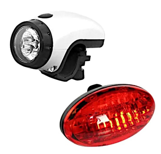BICYKEL SVETELNÝ BICYKEL 5+5 LED SET