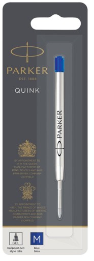 Modrá gélová vložka PARKER QUINK