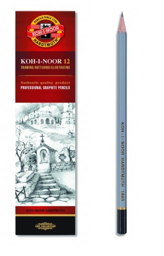 DREVENÁ GRAFITOVÁ ceruzka KOH-I-NOOR 3B
