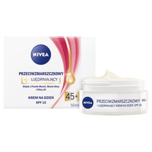 KRÉM proti vráskam + Spevňujúci KRÉM 45+ 50 ml Nivea NA VRÁSKY