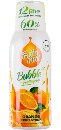FruttaMax Pomarančový sirupový koncentrát pre Sodastream 500 ml