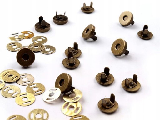 MAGNETICKÝ UZÁVER MAGNET NA TAŠKU 18mm 10 ks