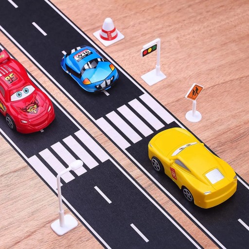 CESTNÁ PÁSKA PRE DETI SAMOLEPIACA STREET TRACKS NÁLEPKA ULIČNÉ NÁLEPKY