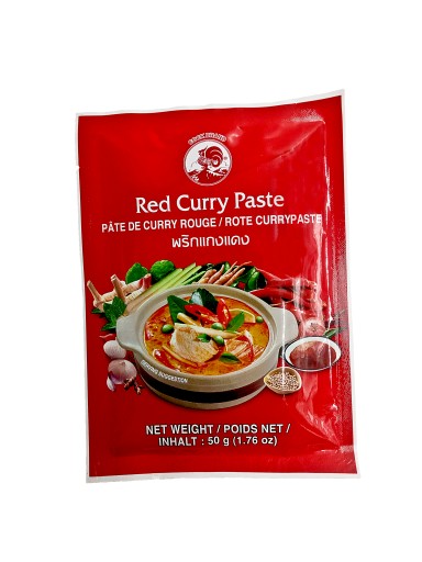 RED CURRY PASTE 50g RED COCK BRAND THAILAND