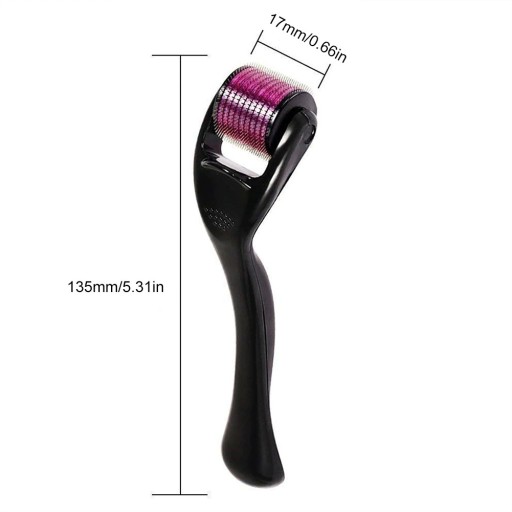 DERMA ROLLER IHLOVÁ MEZOTERAPIA 0,5 MM vypadávanie vlasov pri celulitíde