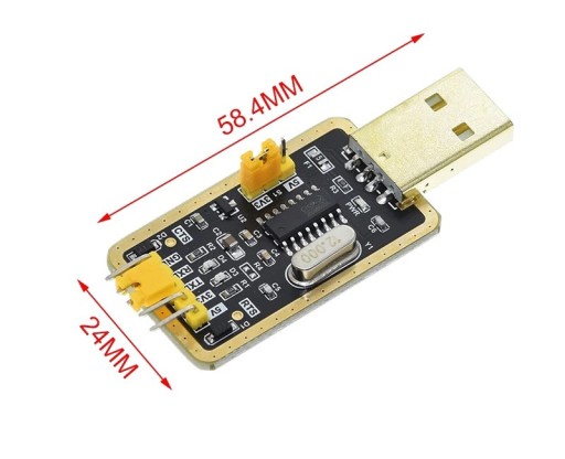 873 Konvertor CH340G USB RS232 TTL UART USART Ardu