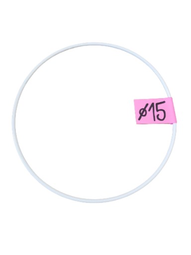 HRUBÝ biely ráfik 5mm ø15 - lapač snov