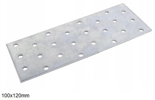 Perforovaný oceľový plech 120x100mm