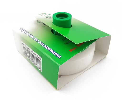 Boll Mini leštiaci špongia M14 biela tvrdá