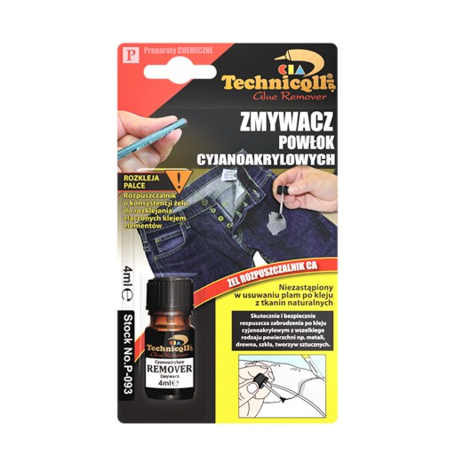 TECHNICQLL KYANOACRYLATE COATING REMOVER 4ml P-093