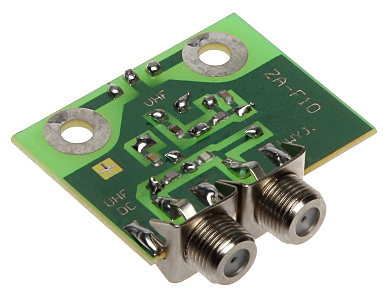 ZA-F10 VHF + UHF anténny diplexer do steny