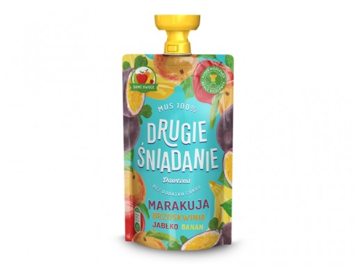 Dawtona ovocie MUSSE DRUHÉ RAŇAJKY MUČENKA BROSKYŇA JABLKO BANÁN 100G