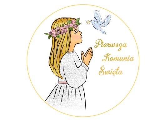Ozdobná oblátka na torte z prvého svätého prijímania