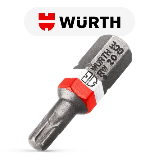 BIT RW20 WURTH Bit Bit Skrutkovacie bity Wurth 1/4 RW20 ASSY 061470