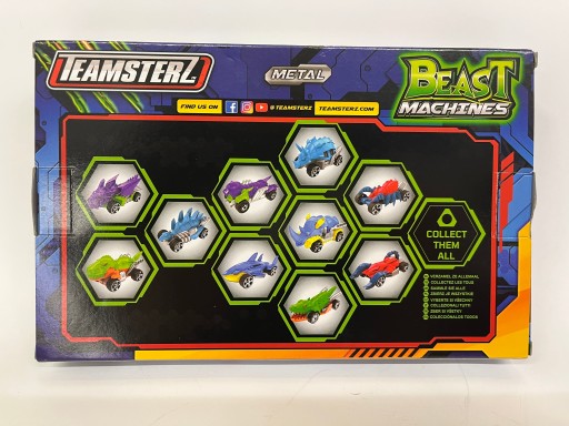 Mini set do auta DINOSAURS 9x SPRINGS CARS Teamsterz Beast Machine