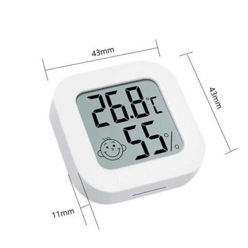 ELEKTRONICKÝ TEPLOMER SPOĽAHLIVÁ DIGITÁLNY IZBOVÝ HYGROMETER METEOSTANICA