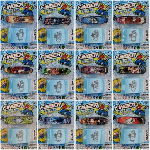 Fingerboard mini Finger skateboard + rampa
