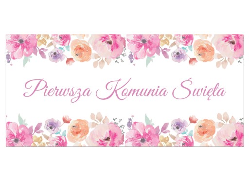Veľký plagát na prijímanie 70x33cm Prvé sväté prijímanie