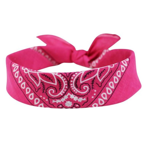 BANDANA, BANDANA, BANDSCARF, RUŽOVÁ ŠATKA