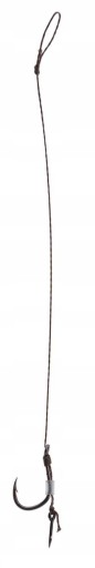MF RIG - S IHLOU - ostnatý háčik č.12 / oplet: 0,12mm/10cm - bal 8