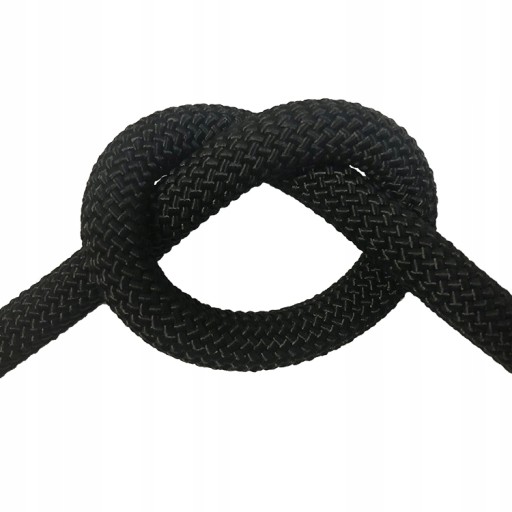 PLACHETNÍCKE LANO 12mm KOTVA KOTVA / ČIERNA