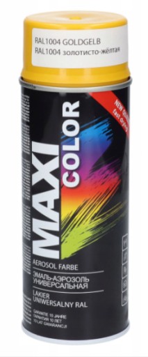 MAXI COLOR RAL 1004 FARBA ŽLTÁ MED SPREJ