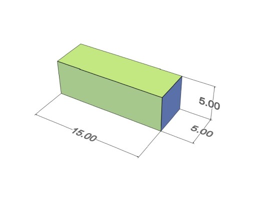 Neodymový tanierový magnet MPŁ 15x5x5 N38